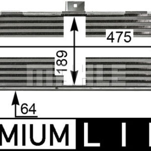 Ladeluftkühler IVECO DAILY - MAHLE