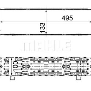 TURBO RADYATORU BMW F10 F11 N20 - MAHLE