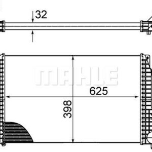 Ladeluftkühler AUDI A3/S3 VW GOLF - MAHLE