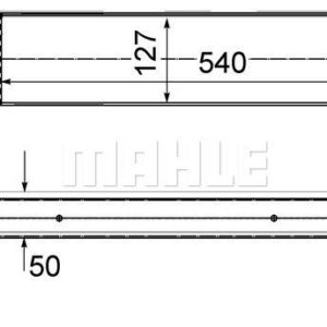 TURBO RADYATORU BMW E46 E83 M47 M57 - MAHLE