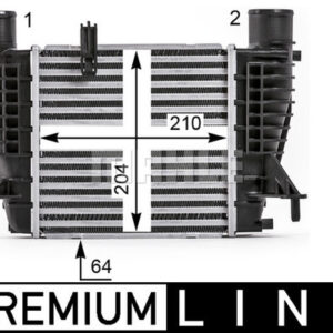 Ladeluftkühler NISSAN TIDA 1.5dCi - MAHLE