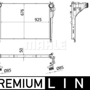 Ladeluftkühler MB - MAHLE