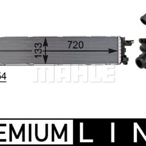 Niedertemperaturkühler AUDI A4. A5. A6. A8. Q5 - MAHLE