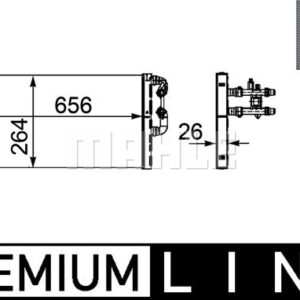 TURBOSARJ SOGUTUCUSU PREMIUM LINE BMW F01 F02 F03 F04 08 15 - MAHLE