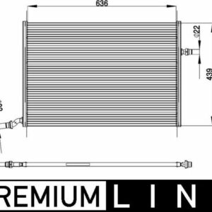 ILAVE SU RADYATORU MERCEDES C-CLASS W205 C205 S205 A205 - MAHLE