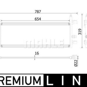 Niedertemperaturkühler BMW 2 F45 . X1 F49 - MAHLE