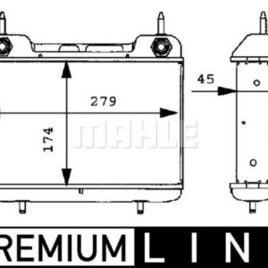 Ölkühler MB W124 - MAHLE