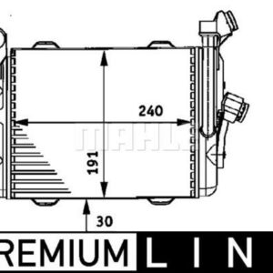 MOTOR YAG RADYATORU PREMIUM LINE BMW E38 39 - MAHLE