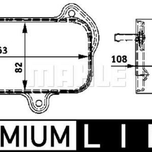 Ölkühler PORSCHE 911 / BOXSTER - MAHLE