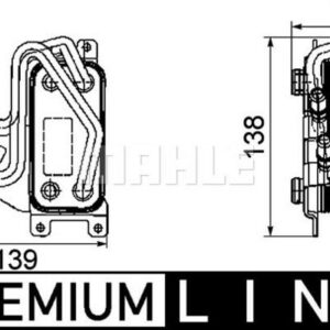 MOTOR YAG SOGUTUCU N73 B60 BMW E65 E66 03 08 PREMIUM LINE - MAHLE