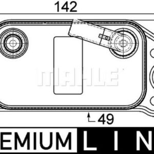 Ölkühler VOLVO C30. C70. S40. V50 - MAHLE