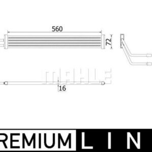 Ölkühler BMW 7 F01.F02.F04 - MAHLE