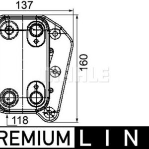 YAG SOGUTUCUSU MERCEDES OM611 W203 W210 SPRINTER 901 904 - MAHLE