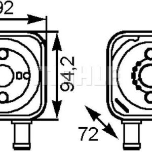 Ölkühler VAG GOLF/PASSAT/T5 - MAHLE
