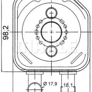 Ölkühler AUDI A4/ A6/ VW PASSAT - MAHLE