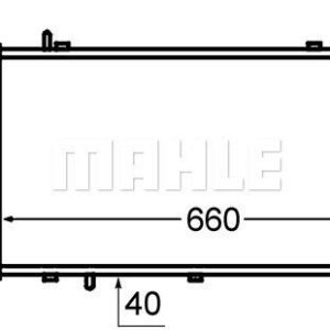 Kühlmittelkühler AUDI 100 - MAHLE