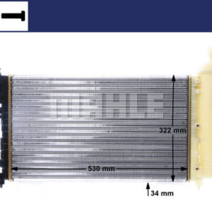 Kühlmittelkühler CITROEN SAXO - MAHLE