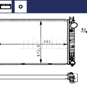 MOTOR SU RADYATORU MERCEDES S-CLASS W220 98 05 - MAHLE