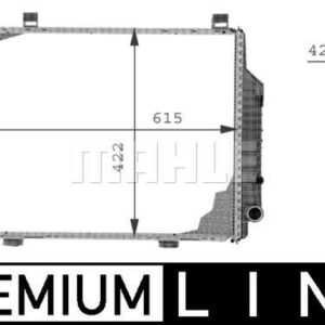 Kühlmittelkühler MB C-CL. W202 - MAHLE