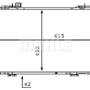 MOTOR SU RADYATORU MERCEDES C-CLASS W202 S202 - MAHLE