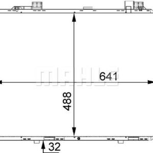MOTOR SU RADYATORU MERCEDES E-CLASS M112 M113 M119 OM606 W210 S210 - MAHLE