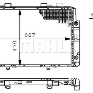 MOTOR SU RADYATORU MERCEDES S-CLASS W140 91 98 - MAHLE