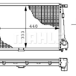 MOTOR SU RADYATORU BMW E36 E34 - MAHLE