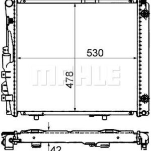 MOTOR SU RADYATORU KLIMALI MERCEDES W124 S124 C124 A124 - MAHLE