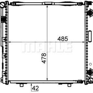 MOTOR SU RADYATORU KLIMALI MERCEDES W124 S124 C124 - MAHLE