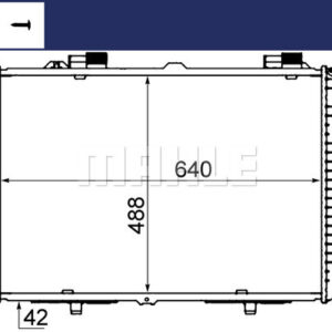 MOTOR SU RADYATORU MERCEDES E-CLASS OM606 S210 E 300 T Turbo-D 96 99 - MAHLE