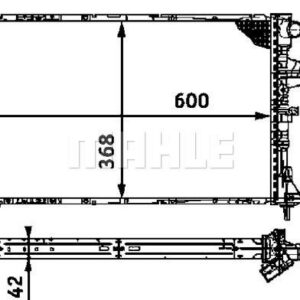 Kühlmittelkühler OPEL ZAFIRA - MAHLE