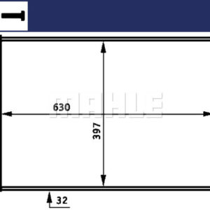 Kühlmittelkühler AUDI A4/A6 / VW PASSAT B5 - MAHLE