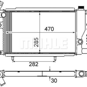 Kühlmittelkühler PEUGEOT 205 I / II - MAHLE