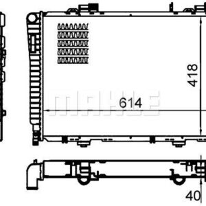 MOTOR SU RADYATORU MERCEDES CLK-CLASS C208 A208 - MAHLE