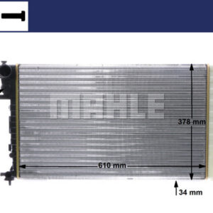 Kühlmittelkühler CITOROEN ZX / PEUGEOT 306 - MAHLE