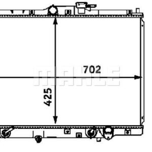 Kühlmittelkühler HONDA SHUTTLE - MAHLE