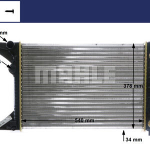 Kühlmittelkühler OPEL OMEGA B - MAHLE