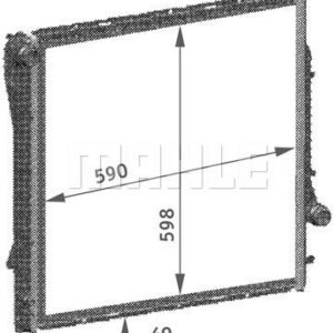 MOTOR SU RADYATORU BMW M62 N62 M57N E53 03 06 - MAHLE