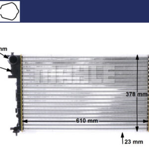 Kühlmittelkühler CITROEN BERLINGO - MAHLE