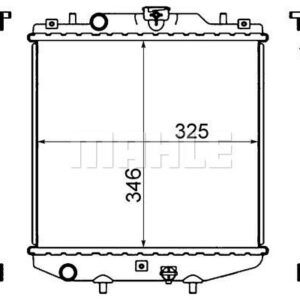 Kühlmittelkühler SUZUKI ALTO - MAHLE