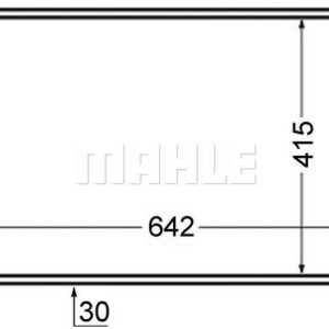 Kühlmittelkühler FIAT DOBLO - MAHLE