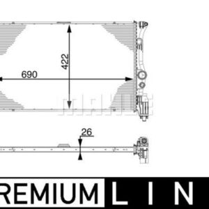 MOTOR SU RADYATORU MERCEDES VITO W447 14 - MAHLE