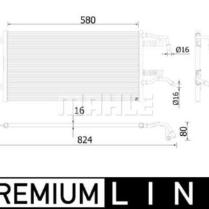 Kühlmittelkühler BMW 2 F45 / X1 F49 - MAHLE