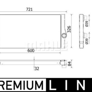 MOTOR SU RADYATORU PREMIUM LINE BMW F10 - MAHLE