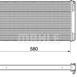 Kühlmittelkühler FIAT PUNTO F.L. 03 1.9JTD - MAHLE