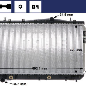 Kühlmittelkühler DAEWOO/CHEV OPTRA/EXCELLE - MAHLE