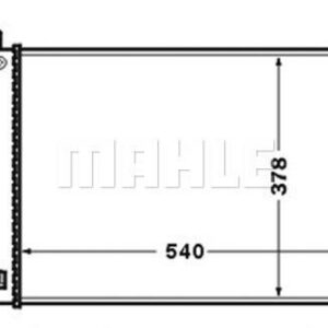 Kühlmittelkühler OPEL ASTRA II 98- - MAHLE