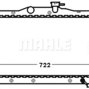 Kühlmittelkühler TOYOTA AVENSIS - MAHLE