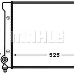 Kühlmittelkühler VW PASSAT III 88-93 - MAHLE