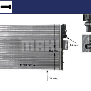 Kühlmittelkühler IVECO DAILY V 03- - MAHLE